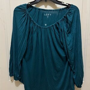 Ann Taylor Teal Blouse